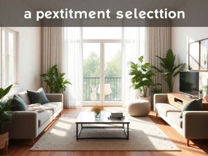 Apartament confortabil cu lumina naturală și plante decorative.